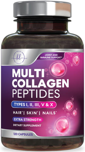 Hello Lovely! Multi Collagen Peptides 120 capsules devant