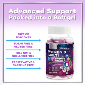 Hello Lovely! Multivitamines Complètes pour Femmes - prise quotidienne