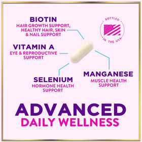 Hello Lovely! Multivitamines Femmes 3X Force 120 Capsules avec des ingrédients