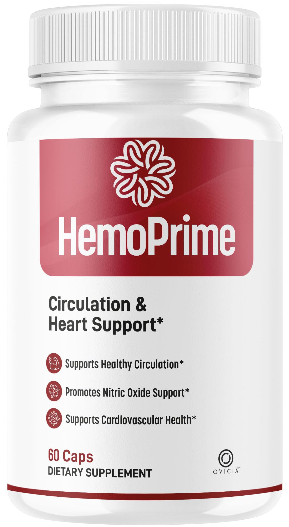 HemoPrime Capsules d'OVICIA vue de face avec emballage