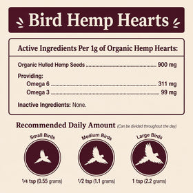 Hemp Well Coeurs de Chanvre Biologiques 470g sur une table