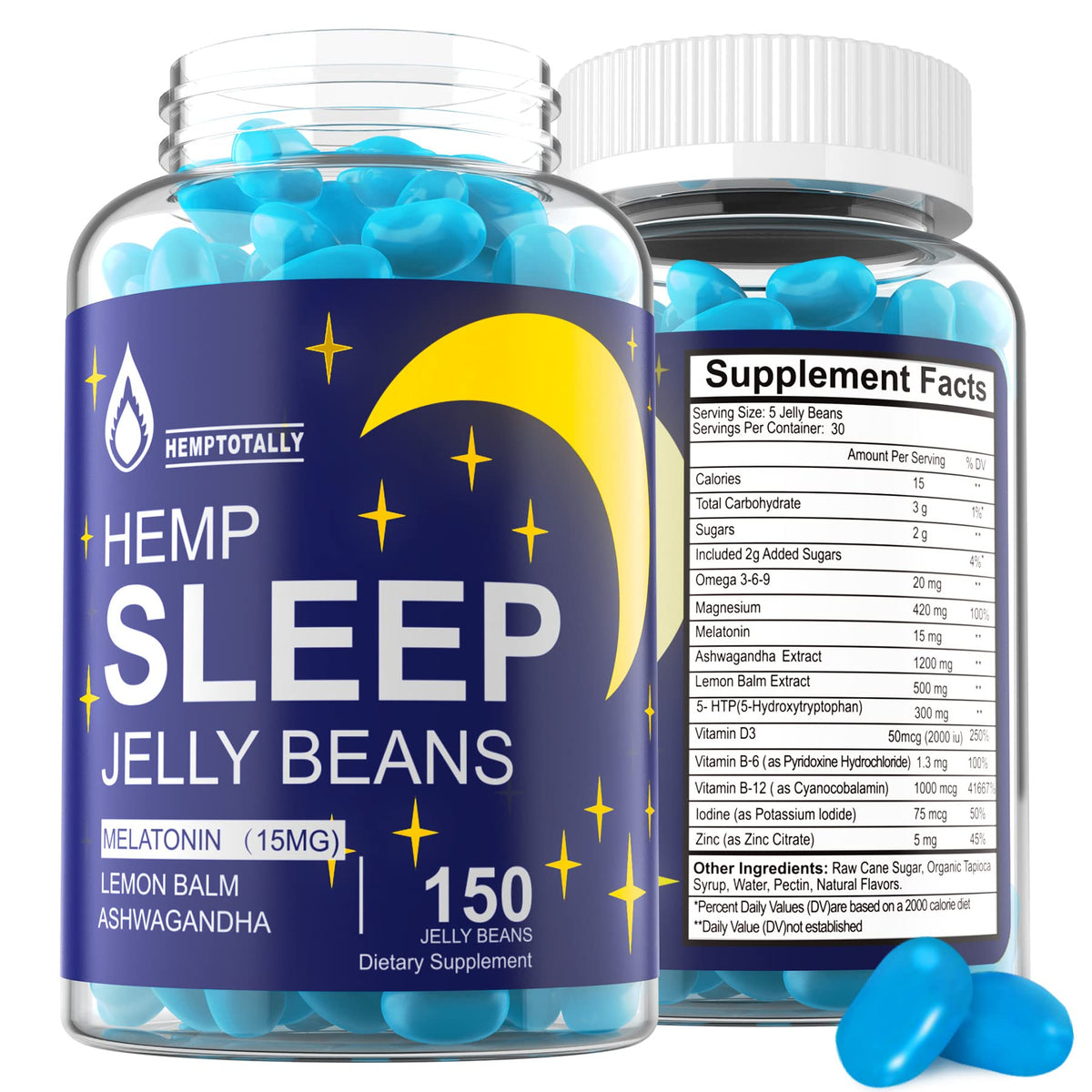 HempTotally Melatonine 3mg gélifiés vue avant