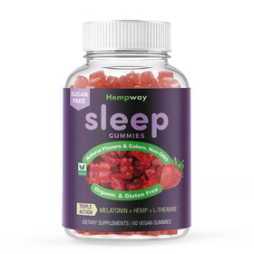 HEMPWAY Gummies au Chanvre pour le Sommeil - 60 unités, packaging avant