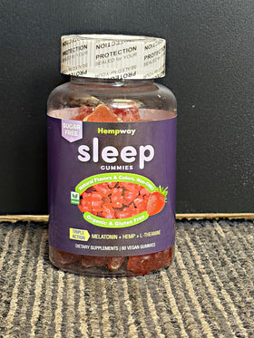 HEMPWAY Gummies au Chanvre, vue arrière du packaging