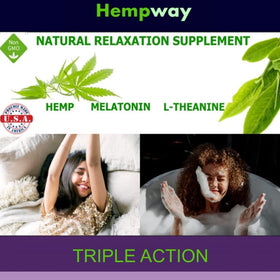 HEMPWAY Gummies de Sommeil, vue de côté du paquet