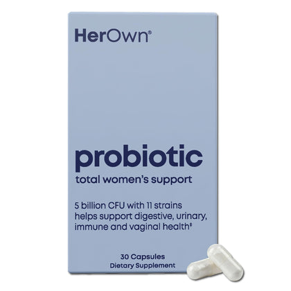 her own Probiotiques pour Femmes 30 capsules vue de face