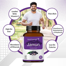 Herb Essential Jamun 500mg comprimés en boîte