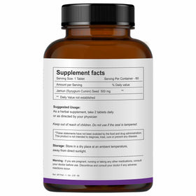 Herb Essential Jamun 500mg comprimés ouverts