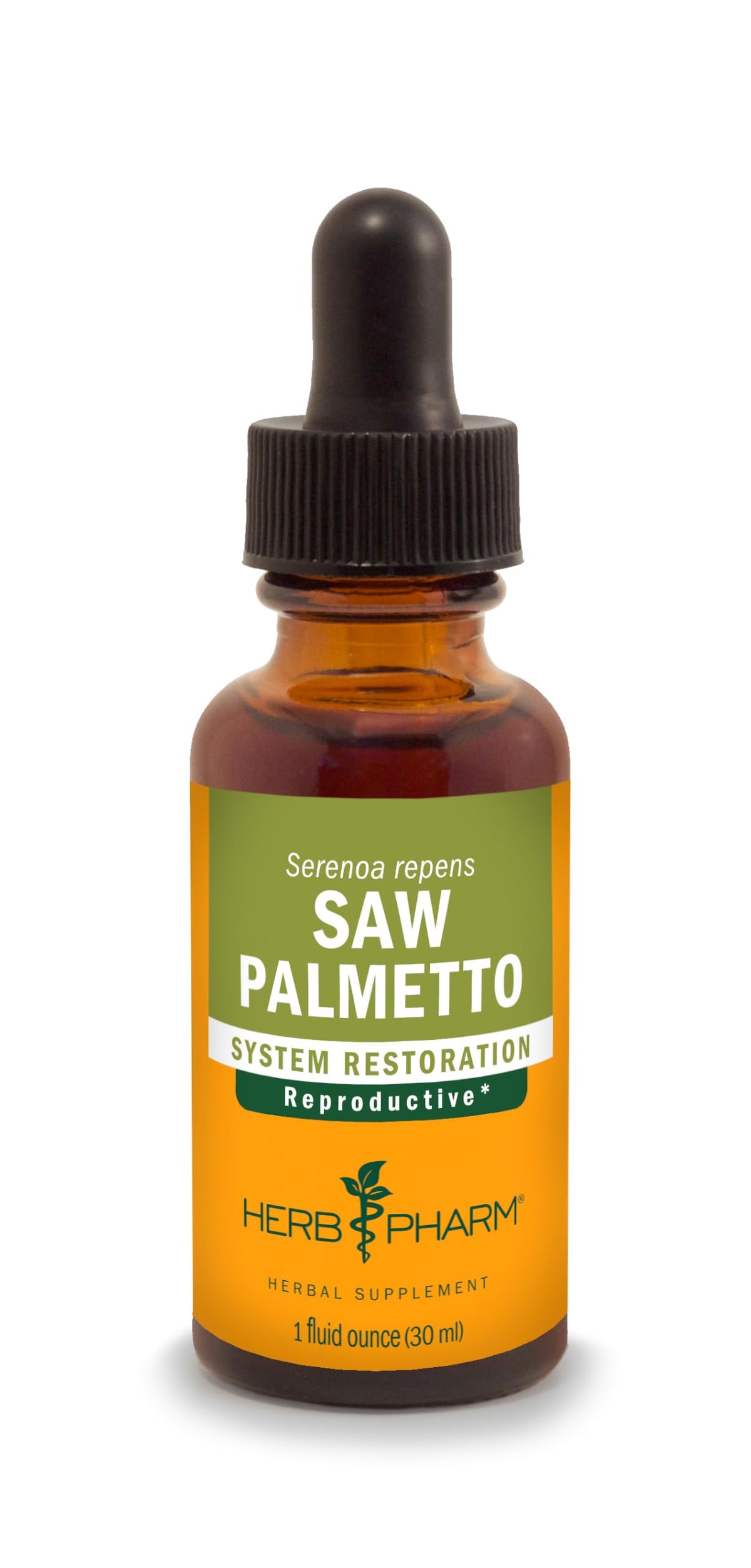 Herb Pharm Extrait Liquide de Baies de Saw Palmetto 1 Oz vue avant