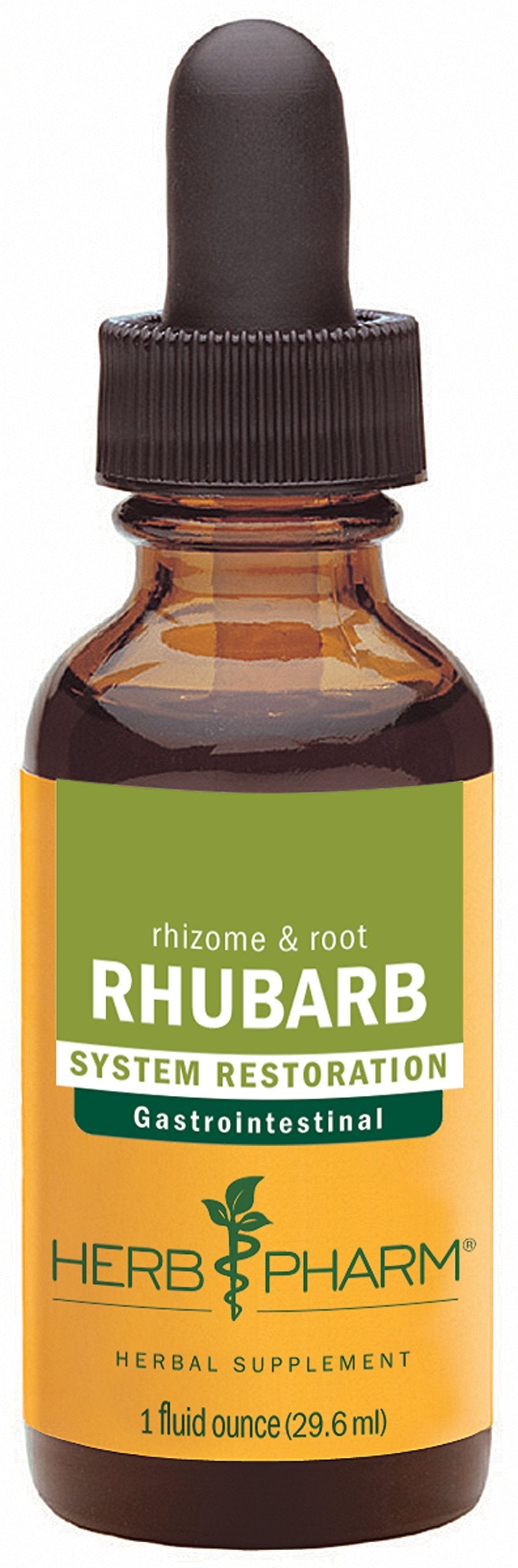 Herb Pharm Extrait Liquide de Rhubarbe 30 ml bio, vue avant