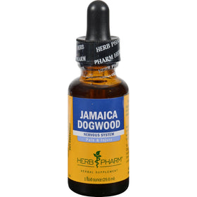Herb Pharm Extrait Liquide Jamaica Dogwood 30 ml vue de face avec étiquette