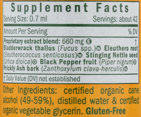 Herb Pharm Thyroid Lifter 100g flacon sur fond neutre