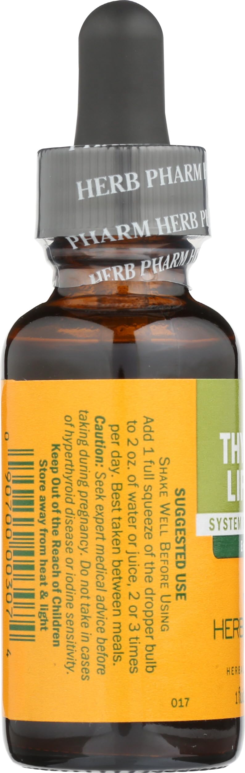Herb Pharm Thyroid Lifter 100g ingrédients sur l'étiquette