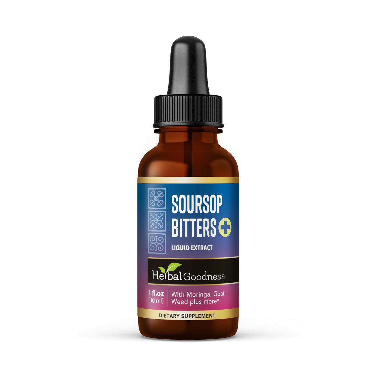 Herbal Goodness Soursop Bitters 30 ml vue avant avec étiquette