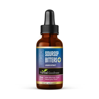 Herbal Goodness Soursop Bitters 30 ml vue avant avec étiquette