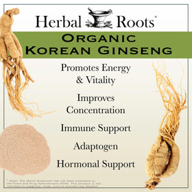 Herbal Roots Ginseng Coréen 1000mg packaging