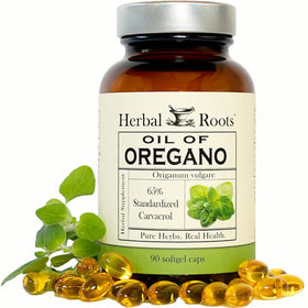 Herbal Roots Huile d'Origan Gélules 90 Capsules vue de face