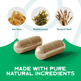 Herbal Vineyards Complément Alimentaire 1500mg avec capsules ouvertes