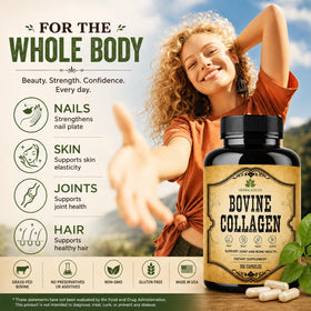 HERBALICIOUS collagène bovin 100 capsules en situation