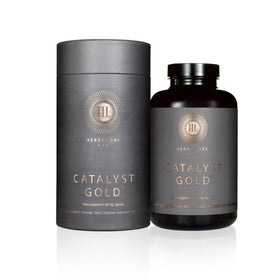 Herbalore Catalyst Gold emballage avec informations nutritionnelles