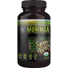 HERBALS Poudre de Feuille de Moringa 500mg capsules devant