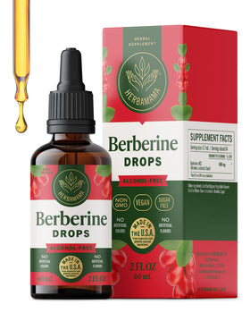 HERBAMAMA Berbérine 500 mg flacon avant avec étiquette