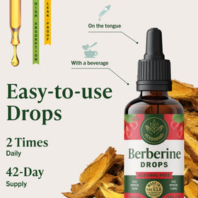 HERBAMAMA Berbérine 500 mg sur un fond neutre