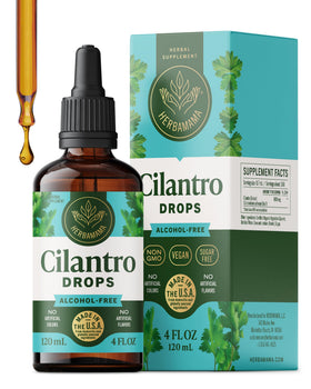 HERBAMAMA Cilantro 240g flacon avant avec goutteur