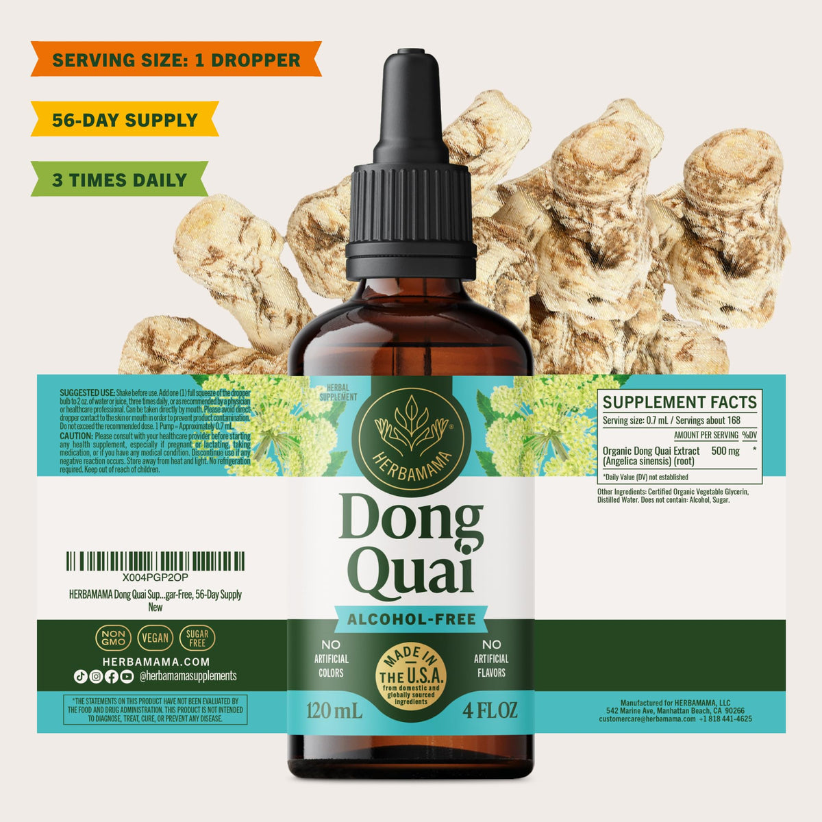 HERBAMAMA Donq Quai 500 mg en contexte de vie quotidienne