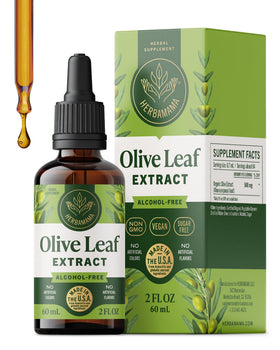 HERBAMAMA Extrait de Feuille d'Olivier Liquide 500 mg vue avant