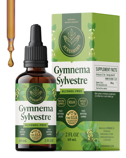 HERBAMAMA Gymnema Sylvestre 209g bouteille vue de face