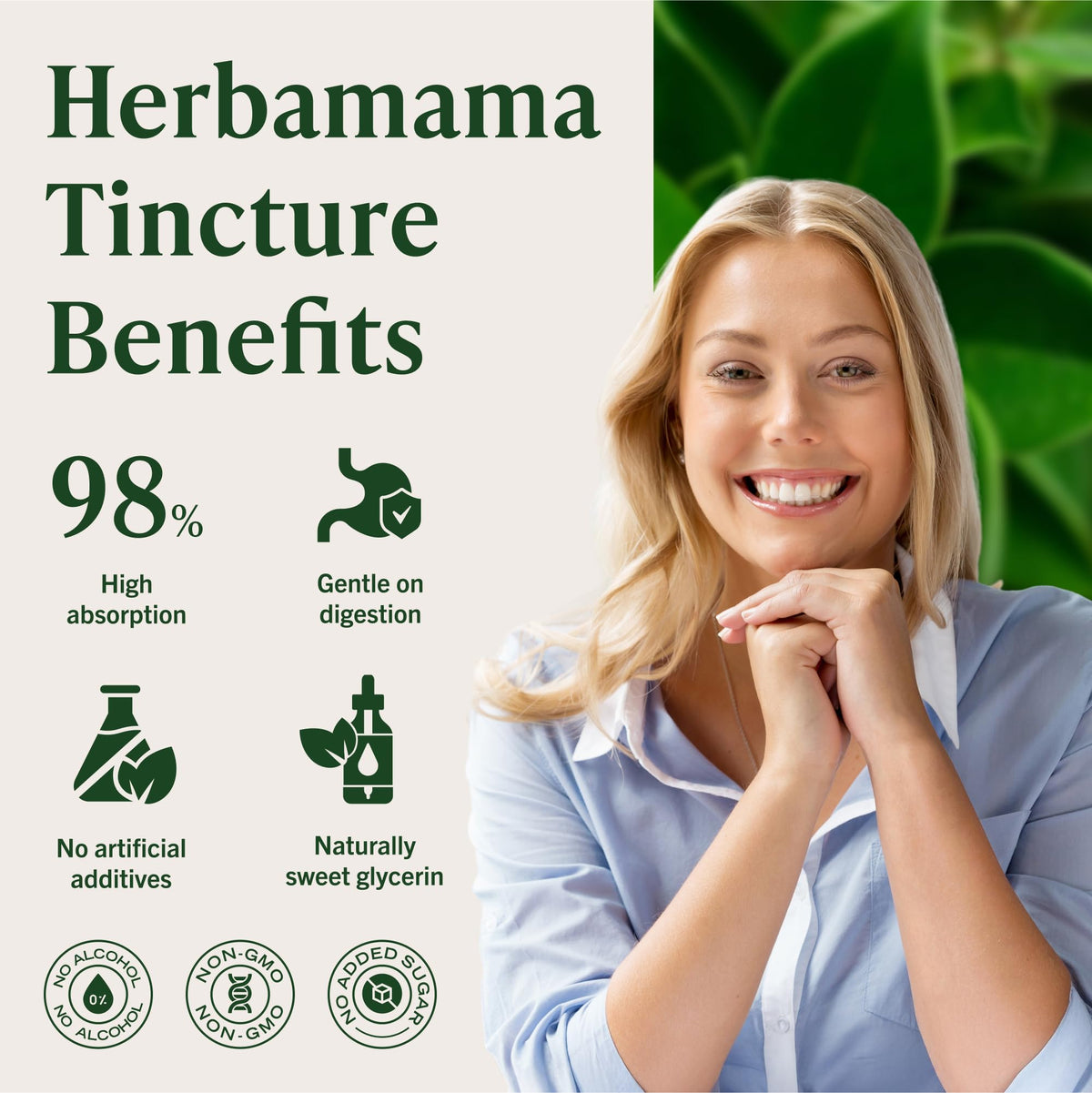 HERBAMAMA Gymnema Sylvestre 209g présentation avec verre d'eau