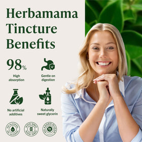 HERBAMAMA Gymnema Sylvestre 209g présentation avec verre d'eau