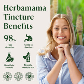 HERBAMAMA Prêle extrait sur fond naturel