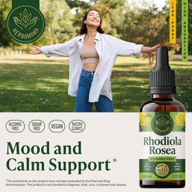 HERBAMAMA Rhodiola Rosea 150g gouttes avec compte-gouttes