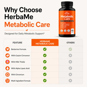 HerbaMe complément alimentaire berbérine 70g avec dosage