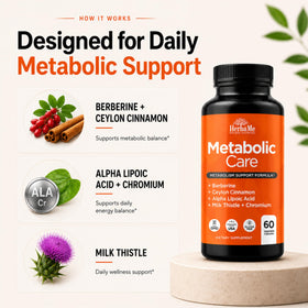 HerbaMe complément alimentaire berbérine 70g et ses ingrédients