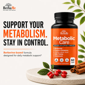 HerbaMe complément alimentaire berbérine 70g vue de côté