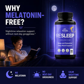 HerbaMe Complément Alimentaire Sommeil 91g côté