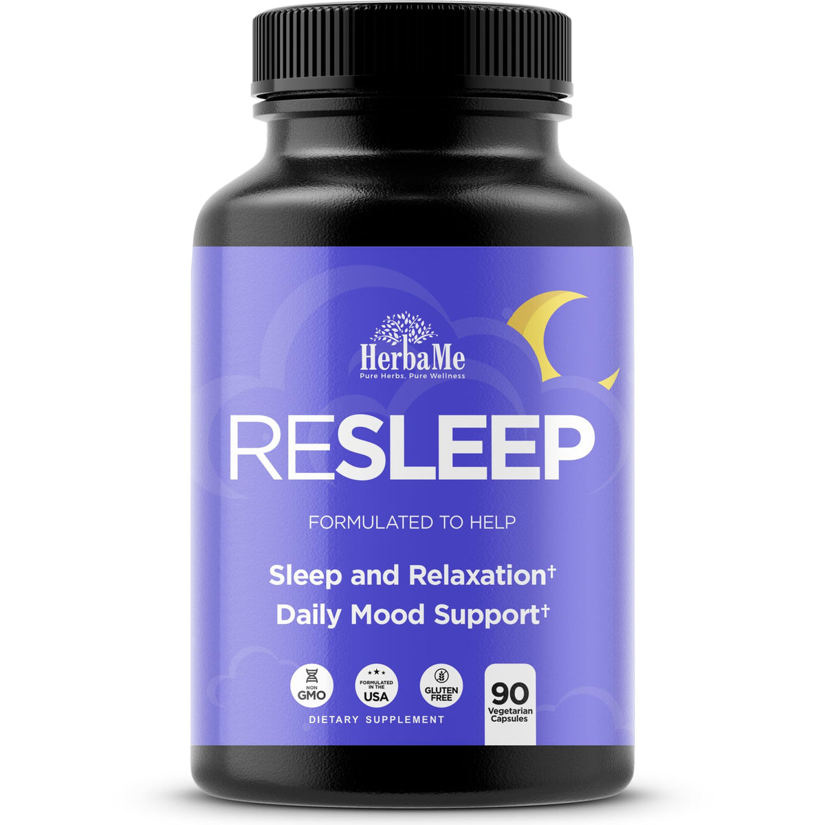 HerbaMe Complément Alimentaire Sommeil 91g devant