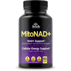HerbaMe NAD+ Support 60 capsules vue de face