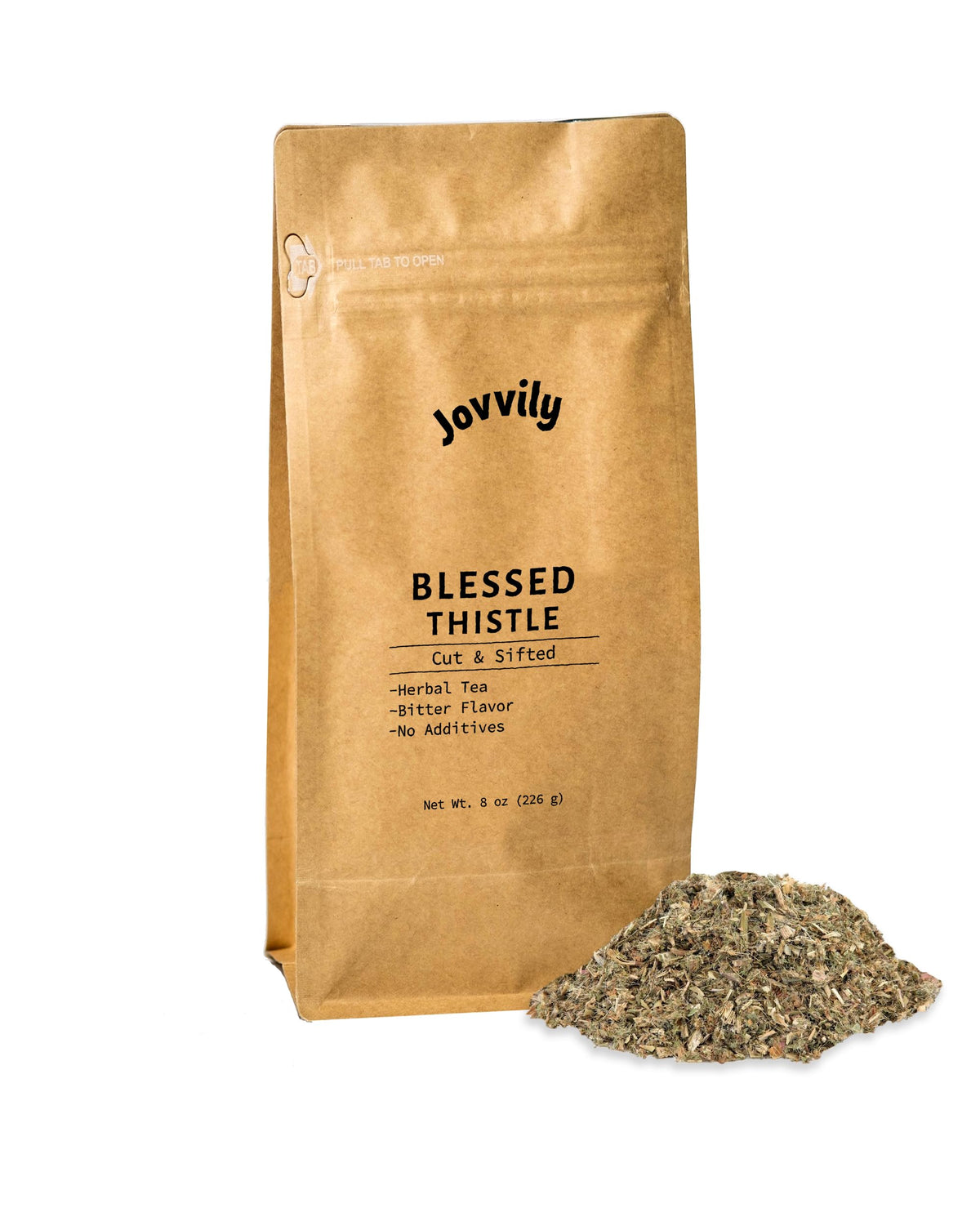 Herbe de Chardon Béni Jovvily 259g vue avant avec emballage