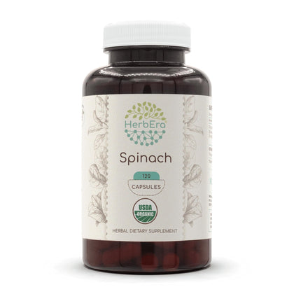 HerbEra Épinard 120 Capsules vue avant avec étiquette