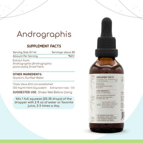 HerbEra Extrait de Plantes Andrographis 2 fl oz côté