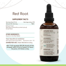 HerbEra extrait liquide de racine rouge 118 ml côté