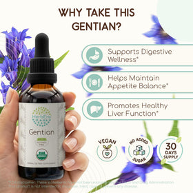 HerbEra Gentiane Bio 60 ml avec goutte à goutte