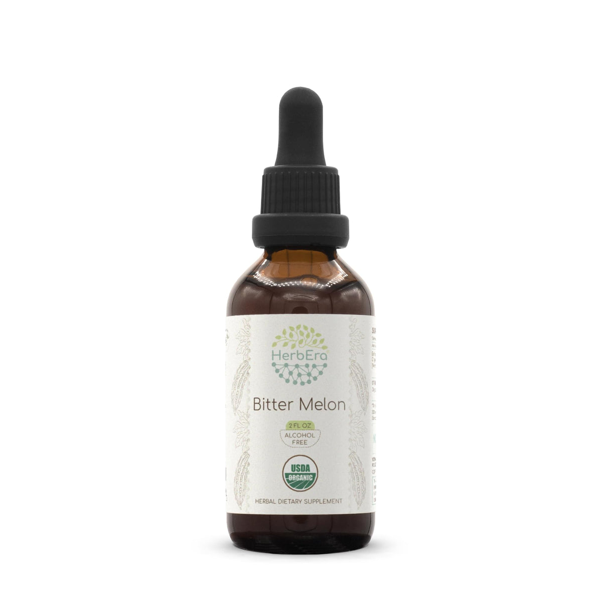 HerbEra Melon amer Bio 2 fl oz bouteille vue de face