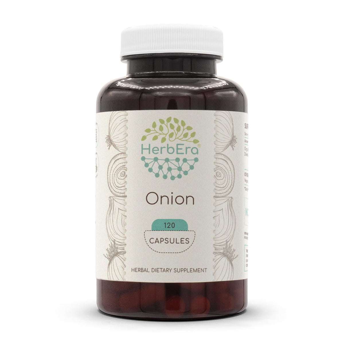 HerbEra Oignon 120 Capsules 500 mg vue avant