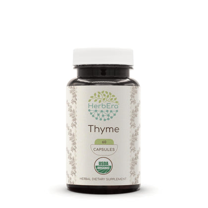 HerbEra Thym 60 capsules vue de face avec étiquette