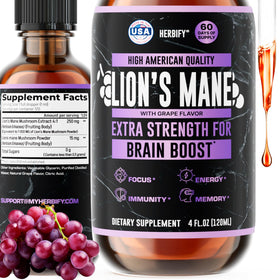 HERBIFY Complément Alimentaire Lion's Mane 118 ml vue avant